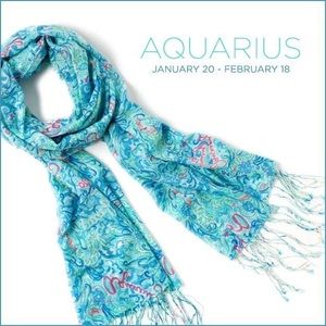 Lilly Pulitzer Aquarius Horoscope Murfee Scarf